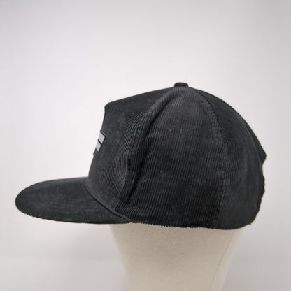 Consolidated Freightways Snapback Rope Hat Black One Size Corduroy