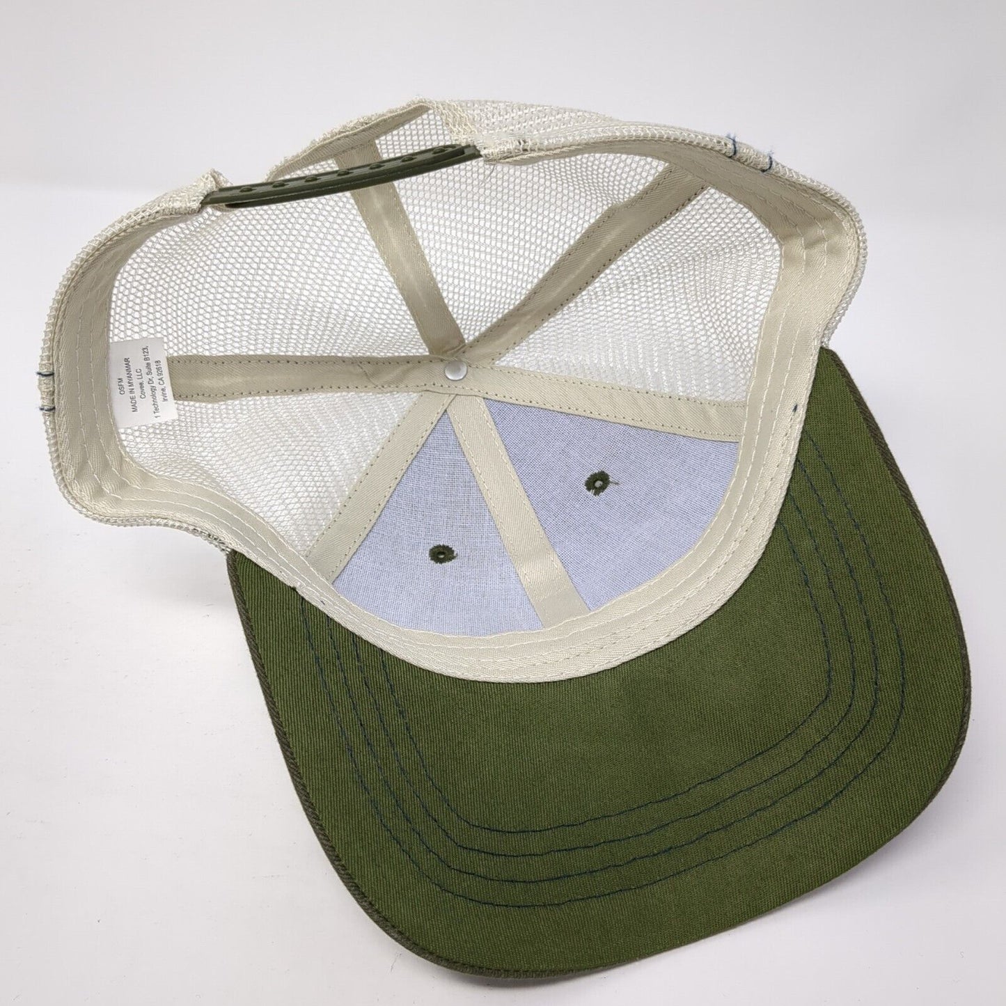 Tractor Supply Co Snapback Mesh Back Trucker Hat Green One Size Patch
