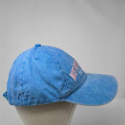 New Smyrna Beach Florida Strapback Baseball Cap Blue OS Adjustable Alvins Island
