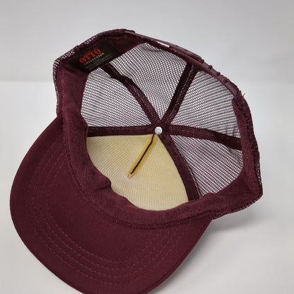 SwellWomen Youth Snapback Trucker Hat Red OS Adjustable Mesh Back Rope Otto