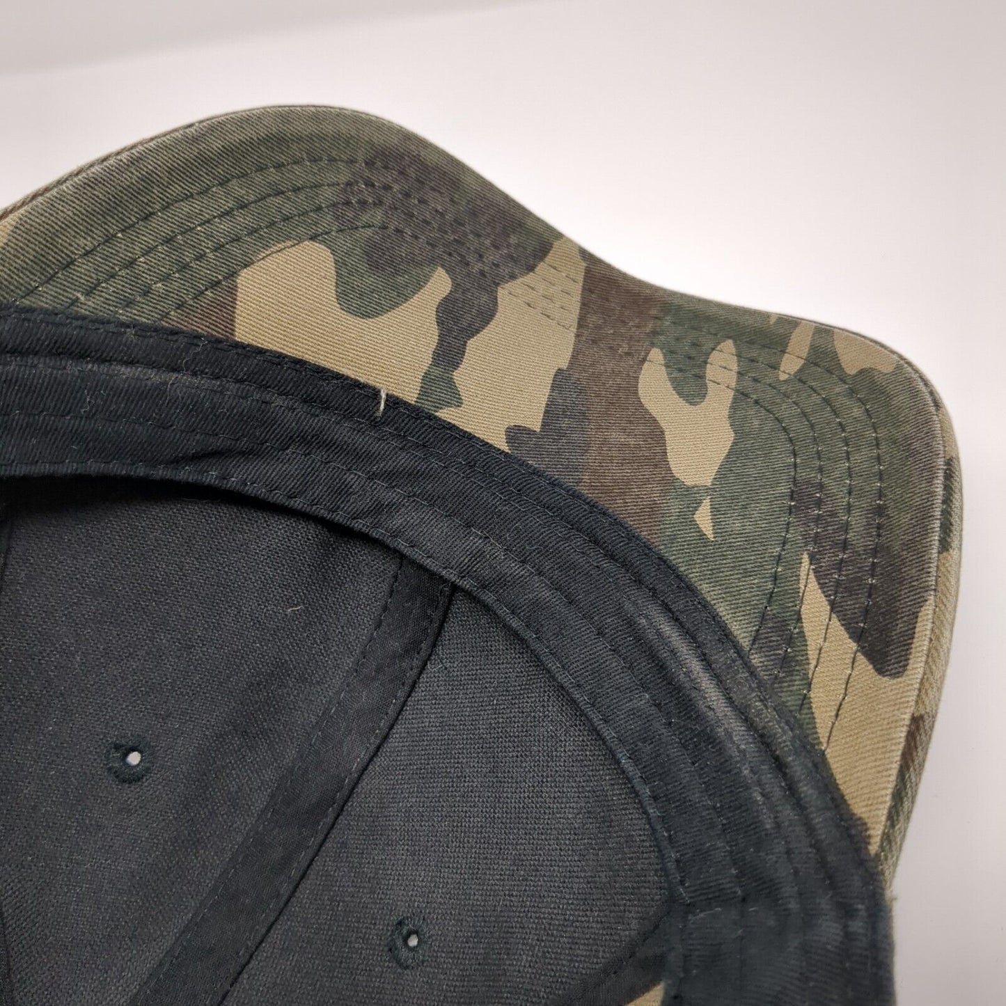 George Strapback Hat Camouflage OSFM Adjustable Vented Holes 6 Panel Blank