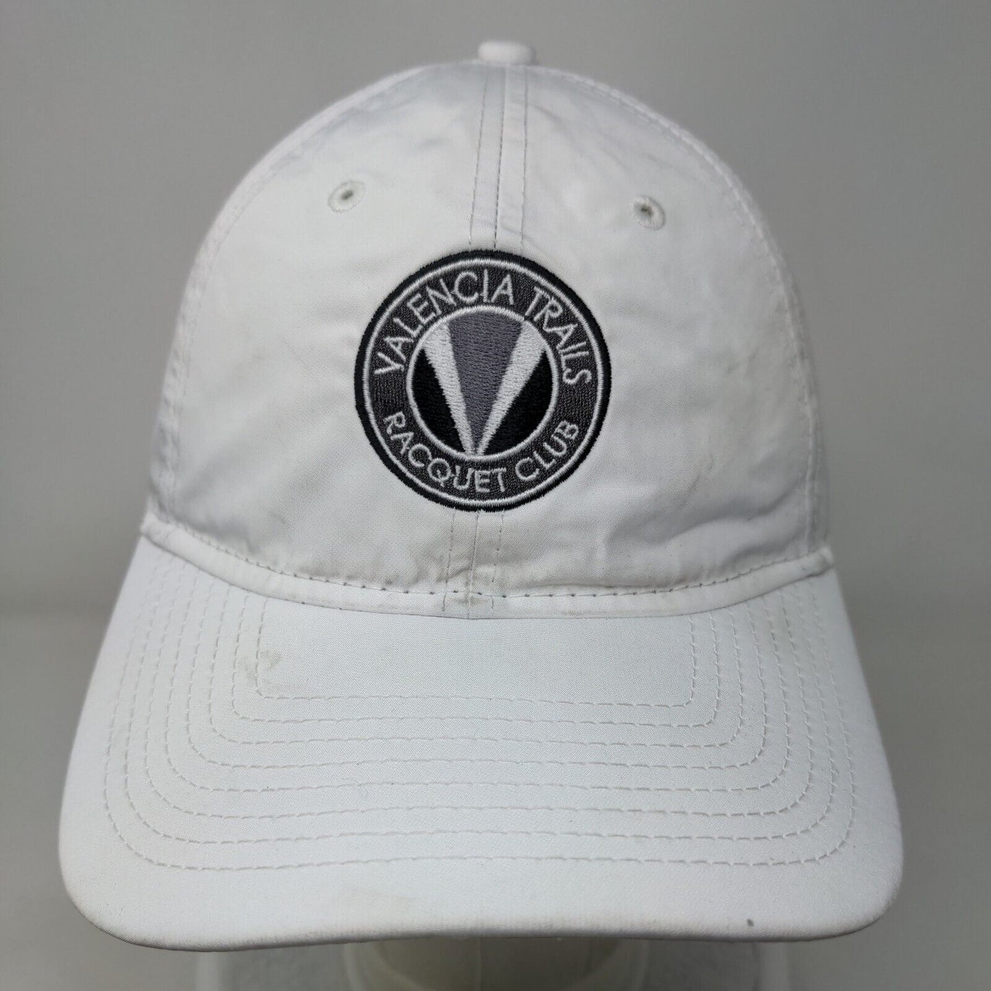 Valencia Trails Racquet Club Srapback Hat White OSFM Adjustable 9 Forty New Era