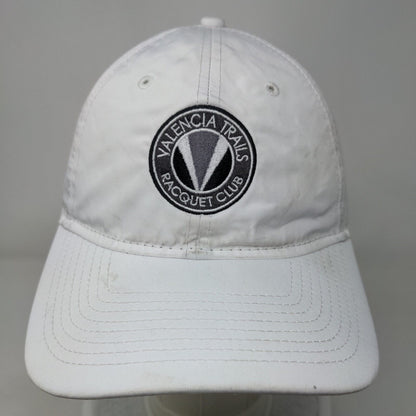 Valencia Trails Racquet Club Srapback Hat White OSFM Adjustable 9 Forty New Era