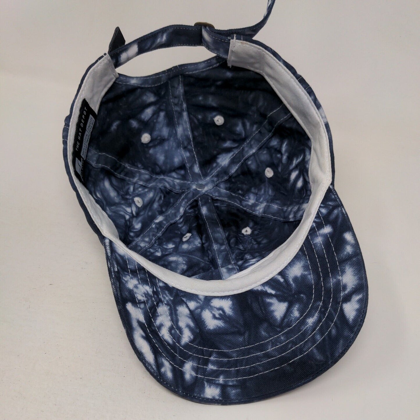 The Hat Depot Slideback Hat Multicolor OSFA Adjustable Tie Dye 6 Panel