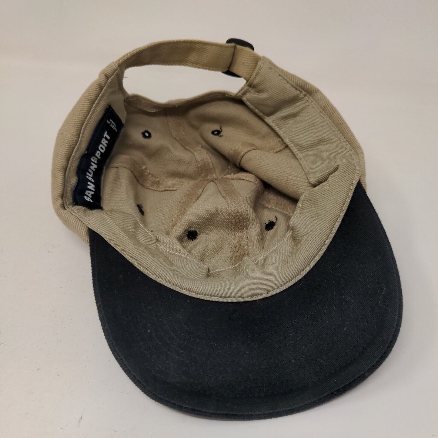 Everett Brothers Slideback Hat Tan OS Adjustable Vented Holes San Sun Sport