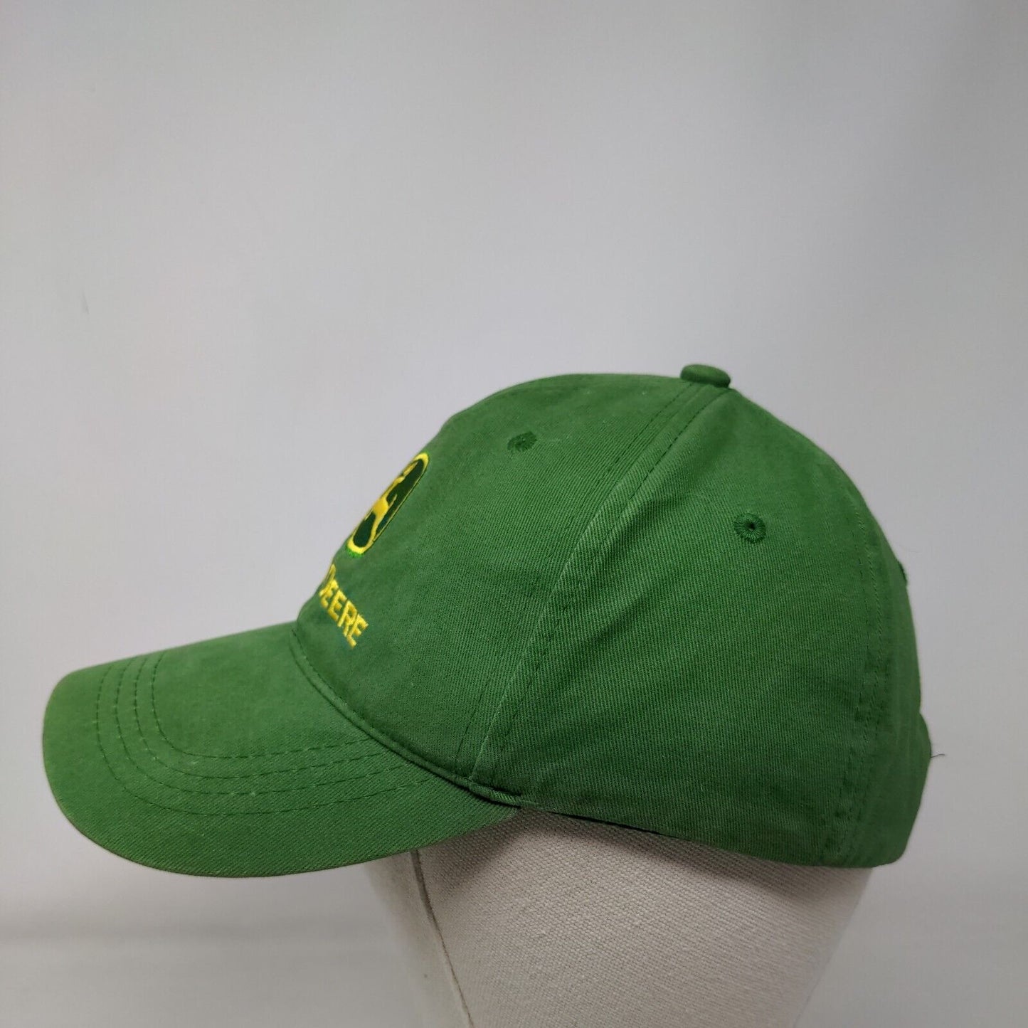 John Deere Nothing Runs Like A Deere Slideback Hat Green OSFM 6 Panel