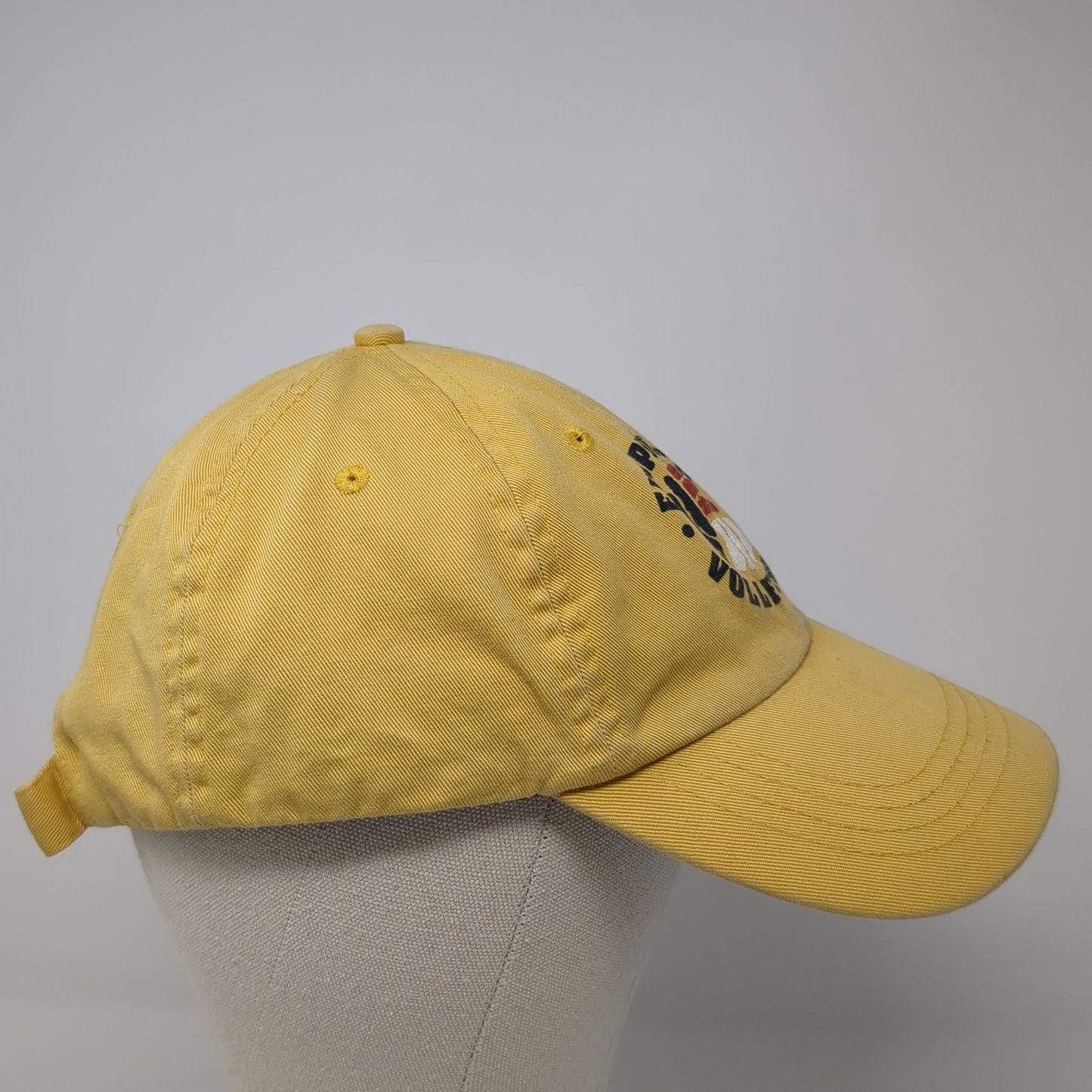 Fudpucker Volleyball Slideback Hat Yellow One Size Adjustable KC Caps