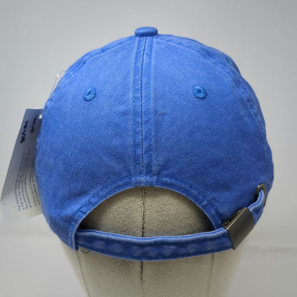 Port Authority Blue Baseball Cap One Size Swimming Pig Embroidered Slideback