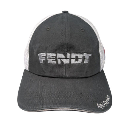 FENDT Agri-Service Snapback Trucker Hat Gray One Size Adjustable Mesh Back Halo