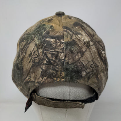Sand Crab Football Strapback Hat Camouflage One Size Port Authority