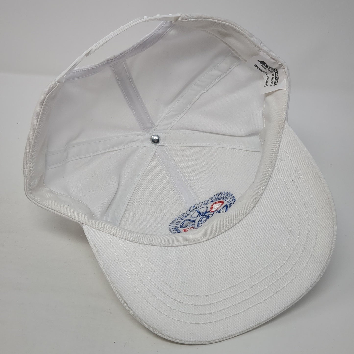 International Association of Machinists & Aerospace Snapback Hat White One Size