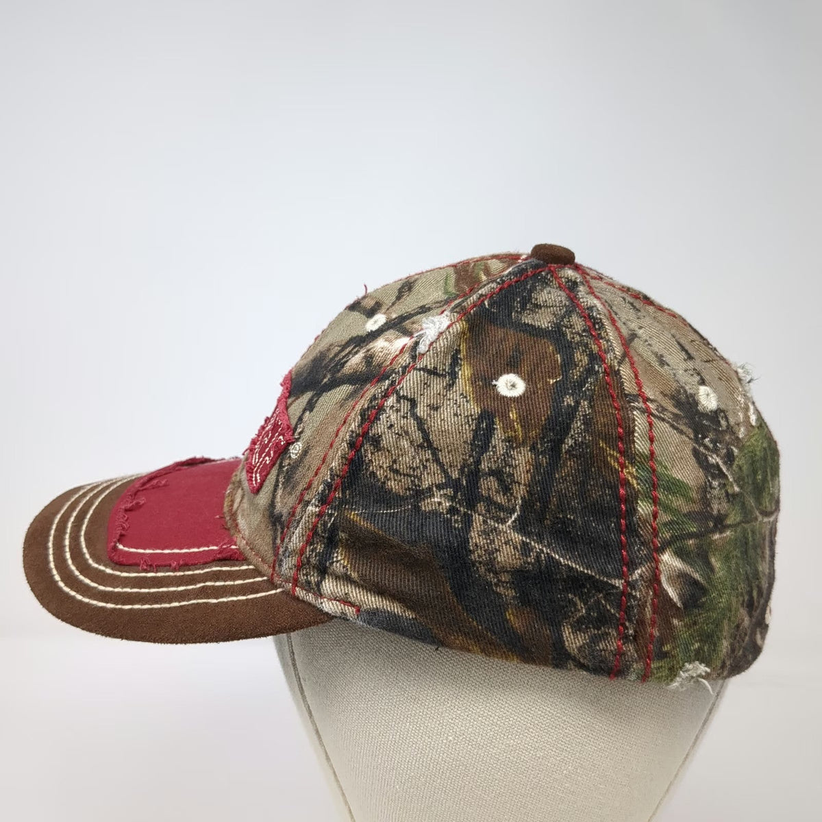 Paramount Outdoors Baseball Cap Brown M Camo Team Realtree Flex Fit Hat