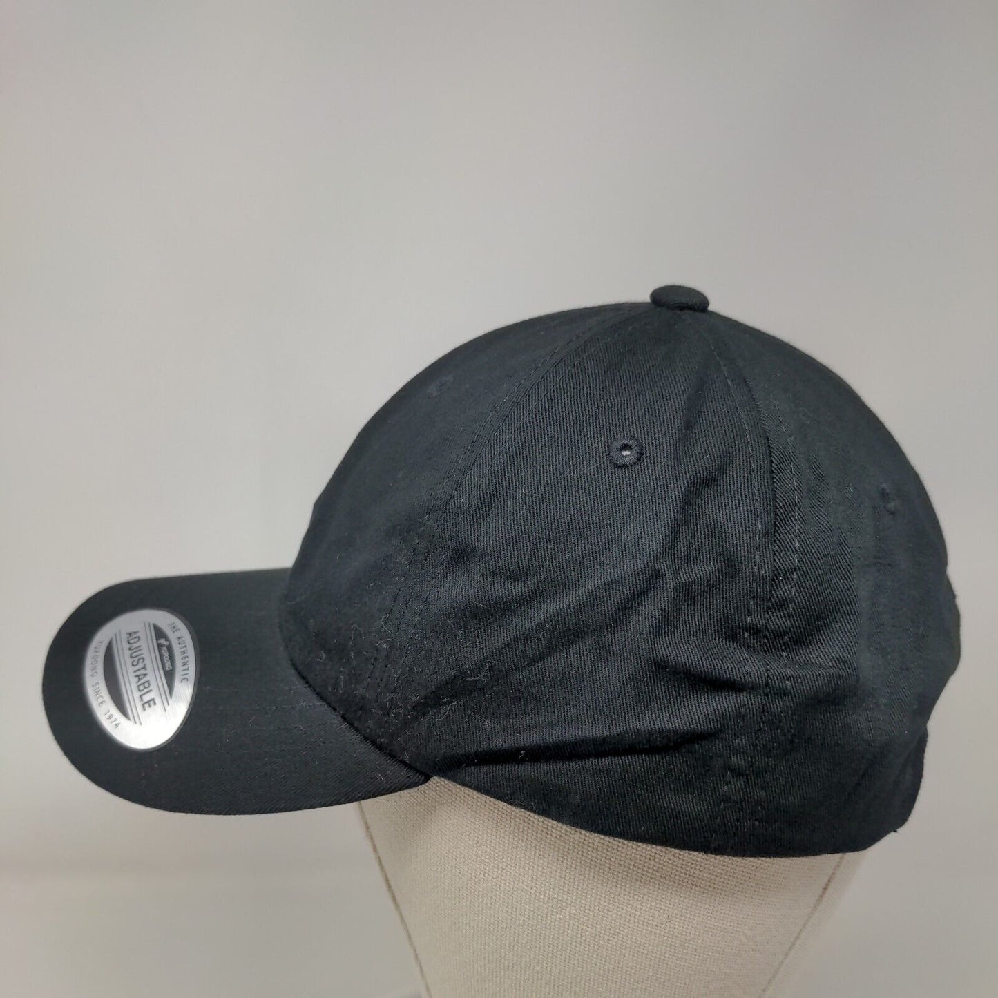 Thunderbolt Slideback Hat Black One Size Adjustable Embroidered Yupoong