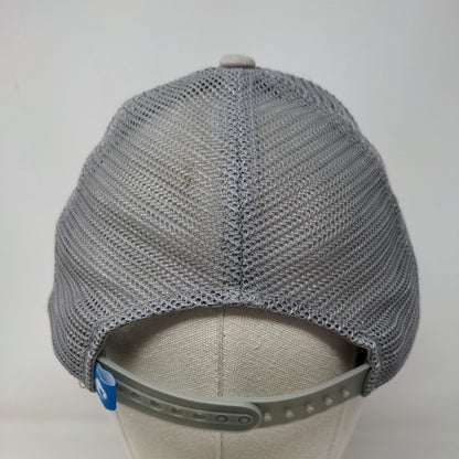 Marlin Snapback Mesh Back Trucker Hat Gray One Size Costa Del Mar 5 Panel