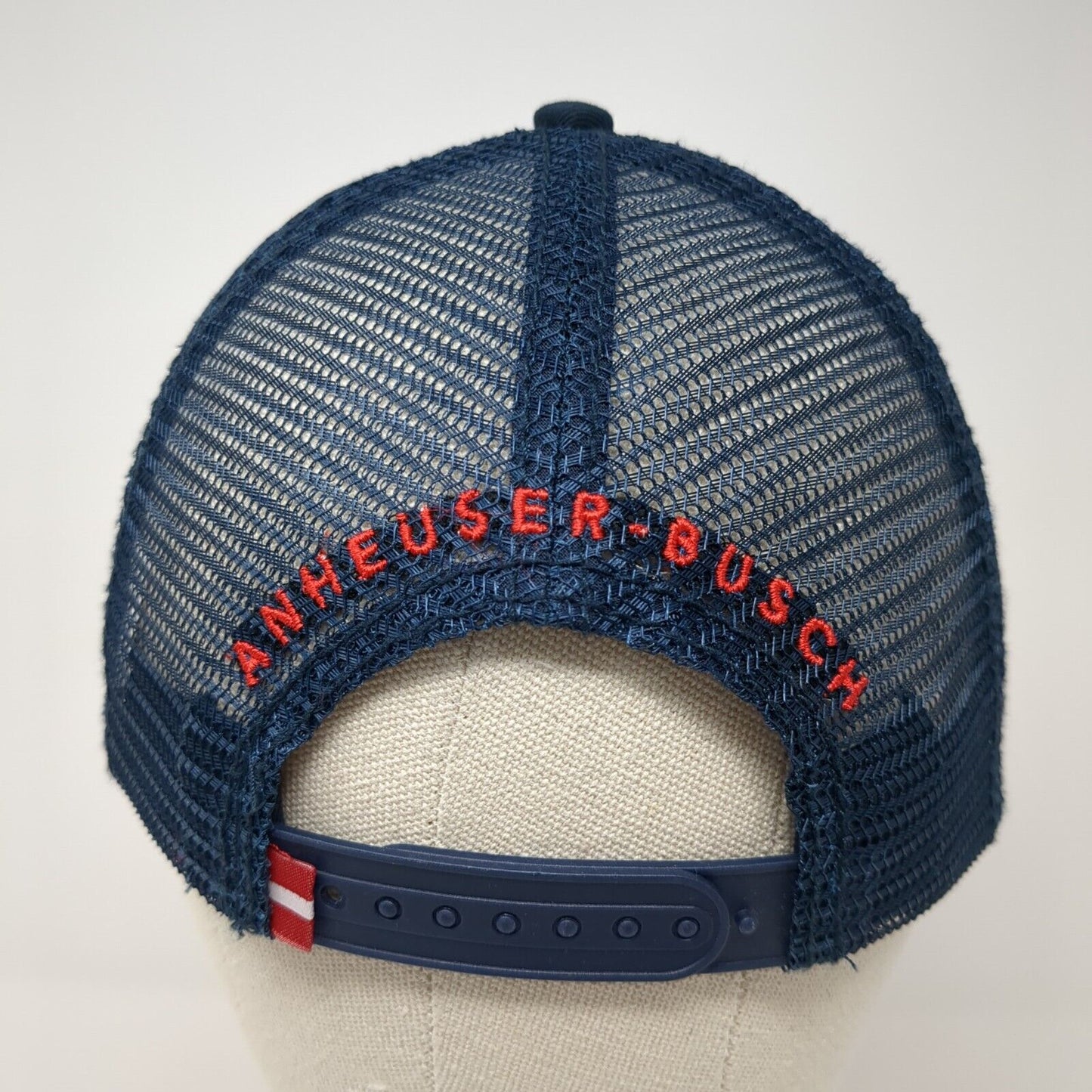 Budweiser Anheuser-Busch Snapback Trucker Hat Multi OS Adjustable Mesh Back