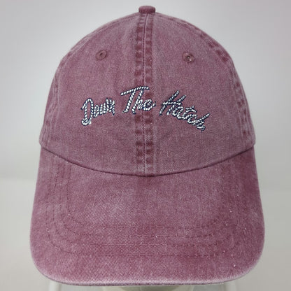 Port & Company Pink Baseball Cap One Size Down The Hatch Rope Slideback Hat