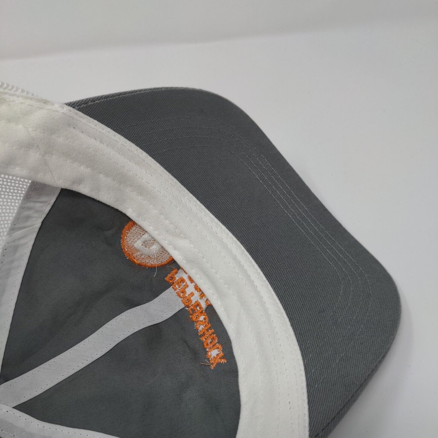 Peppershock Media Snapback Trucker Hat Gray OS Mesh Back Port Authority Cotton