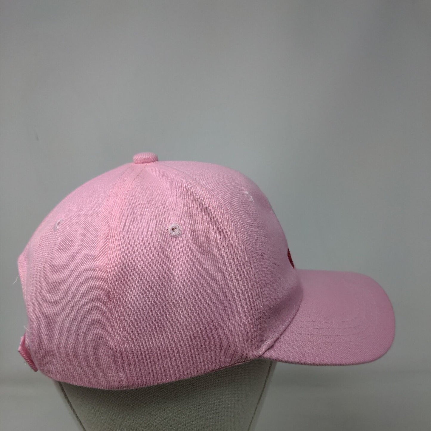 RAM Dennis Dillon Strapback Hat Pink One Size Adjustable Embroidered