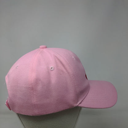 RAM Dennis Dillon Strapback Hat Pink One Size Adjustable Embroidered