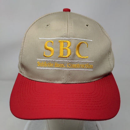 SBC Sublette Bros Construction Snapback Hat Multicolor OSFA Embroidered Otto Cap