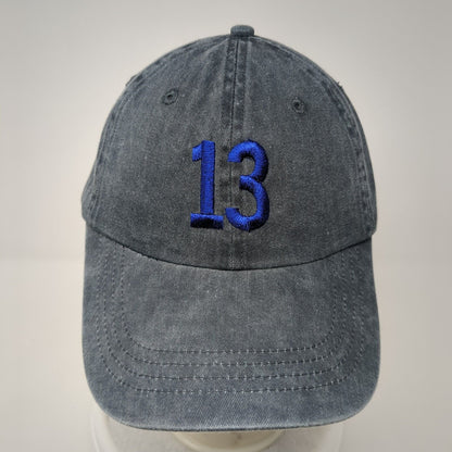 Number 13 Reberry Air Racing Slideback Hat Gray One Size Port & Company