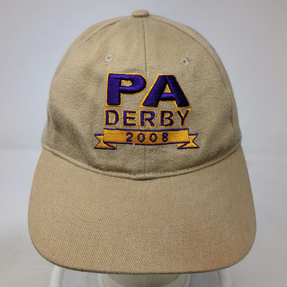 Dakota Shirt Company PA Derby 2008 Brown Hat Baseball Cap One Size Strapback
