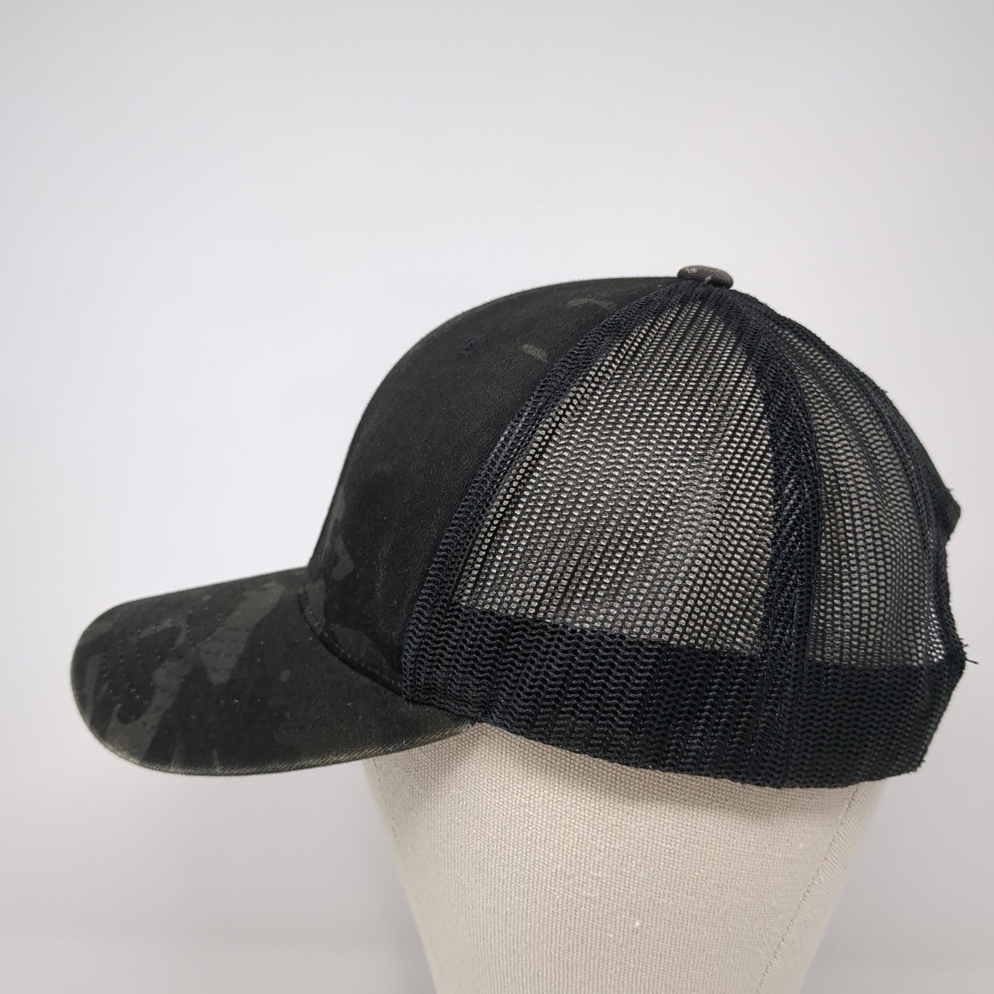 The Classics Yupoong Snapback Trucker Hat Multi One Size Mesh Back Camo