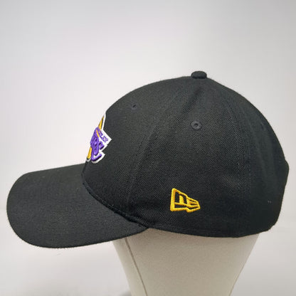 Los Angeles Lakers NBA New Era Black One Size Cap Embroidered Logo Strapback