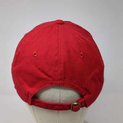 Lifeguard Slideback Hat Red One Size Adjustable Embroidered Vented Holes