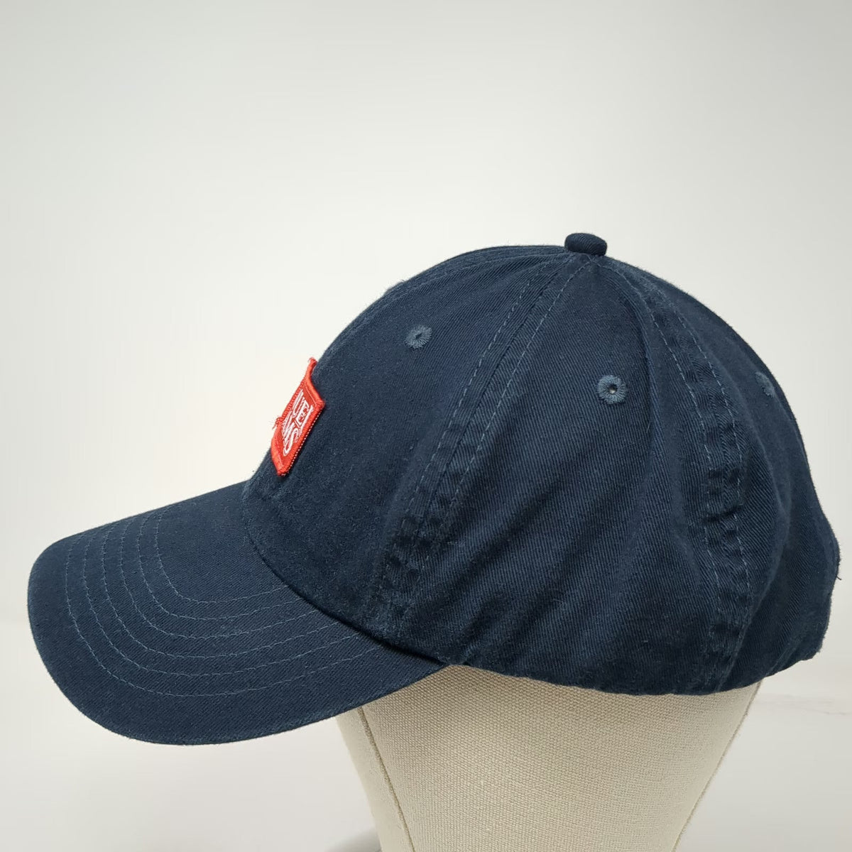 Samuel Adams Baseball Cap Blue One Size Slideback Cotton Beer Mascot Logo Hat