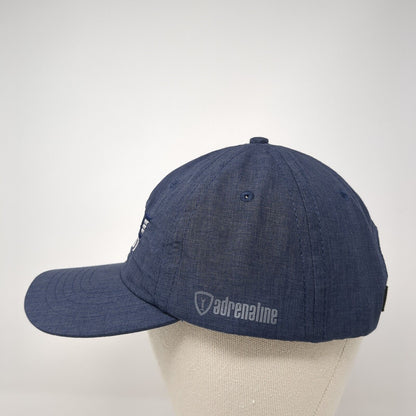 Top Gun Mid West Strapback Hat Blue One Size Adjustable Adrenaline