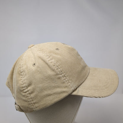 Lake of The Isles Slideback Hat Tan One Size Adjustable Corduroy Blank Cotton