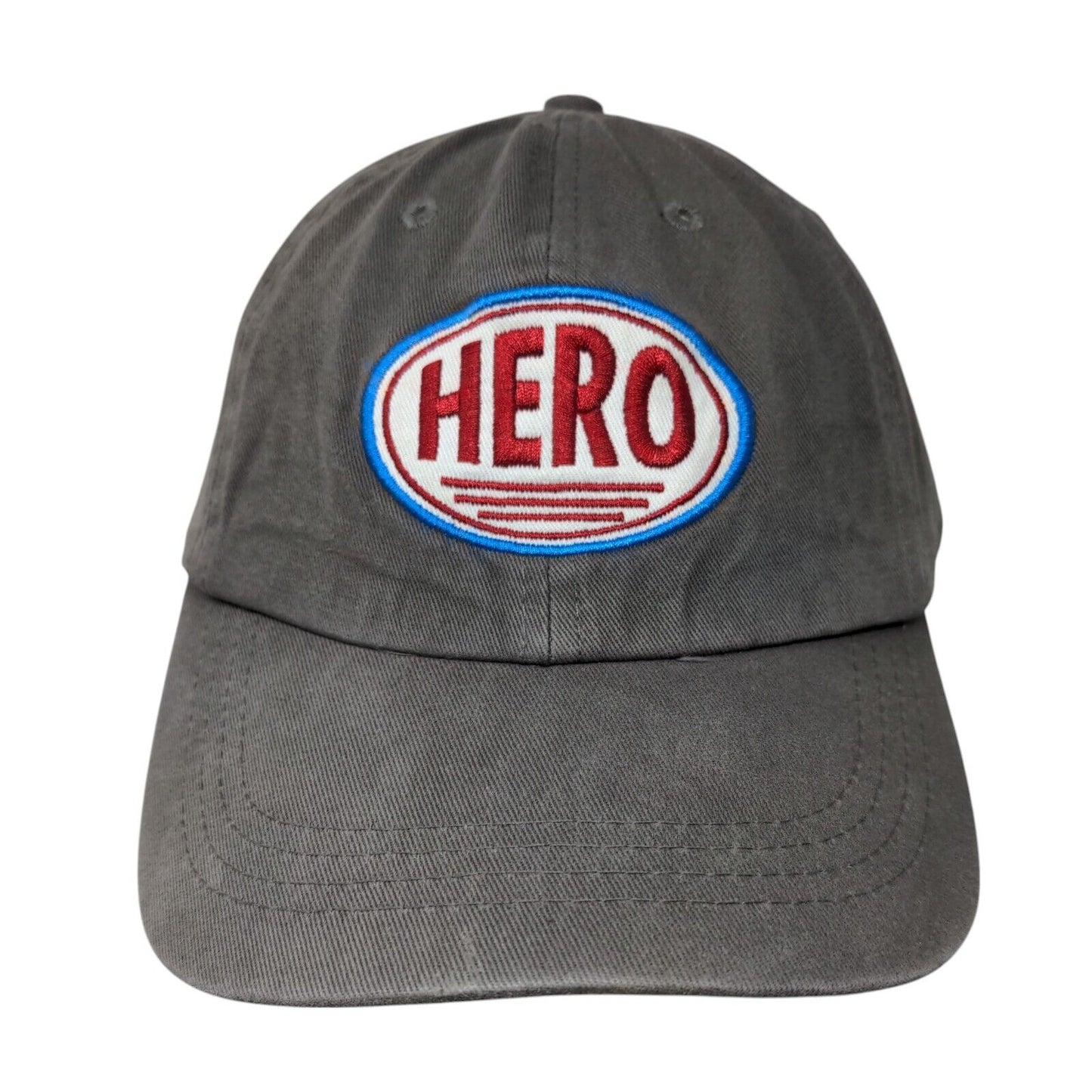 Hero Slideback Hat Gray One Size Embroidered I Am One Blood 6 Panel