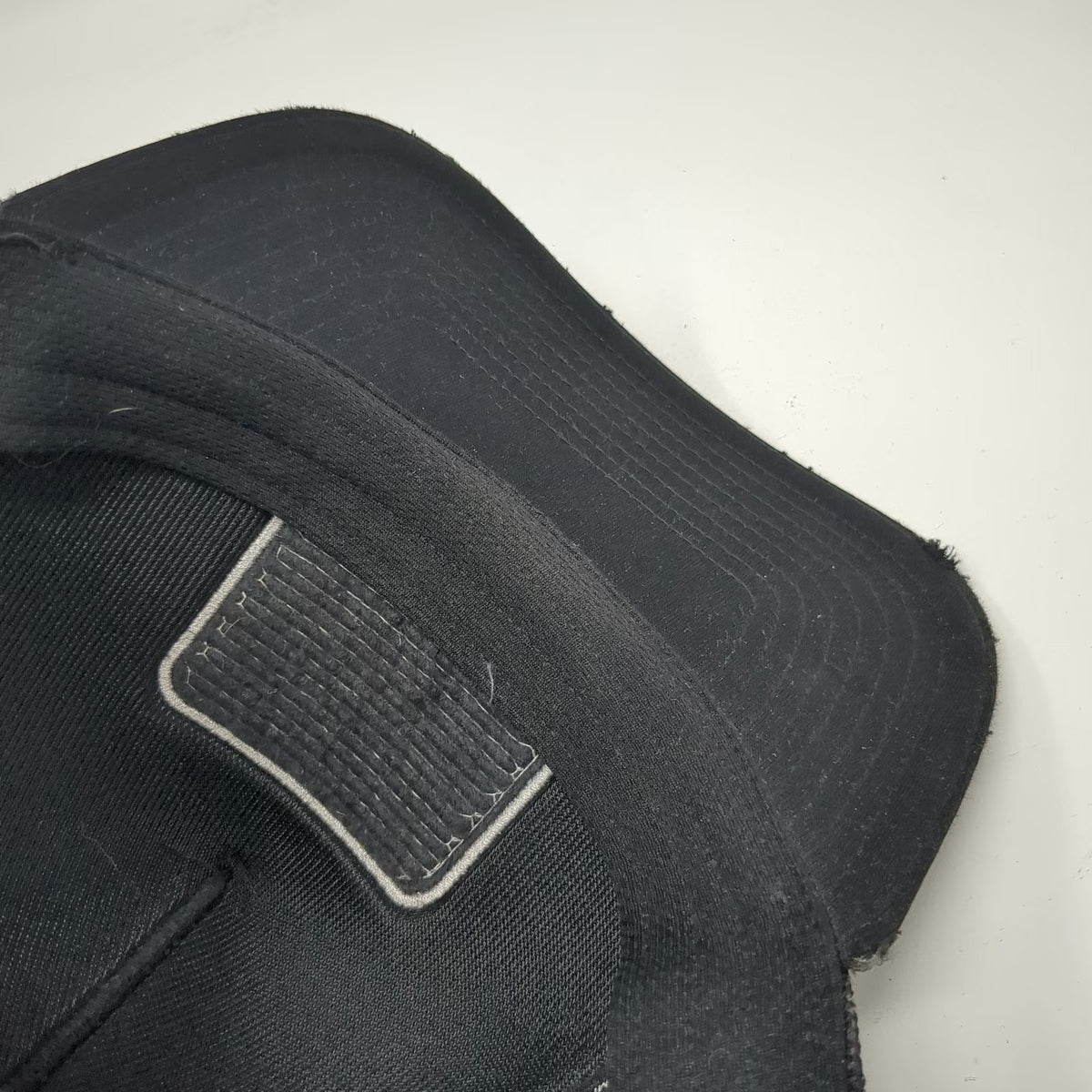 Adidas Trucker Hat Black One Size Mesh Back Aeroready Patch Snapback Breathable