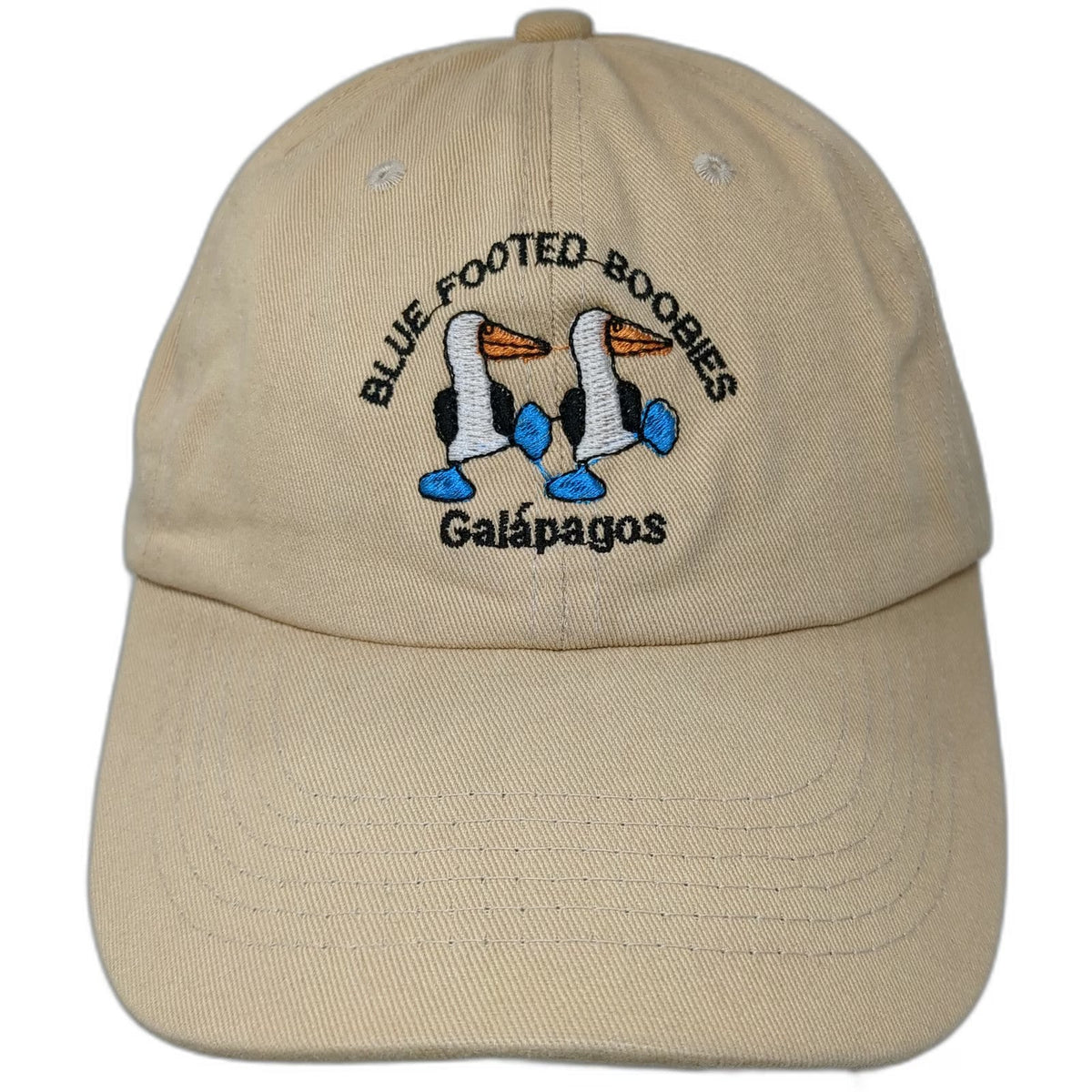 Neo Baseball Cap Beige One Size Galapagos Blue Footed Boobies Hat Adjustable