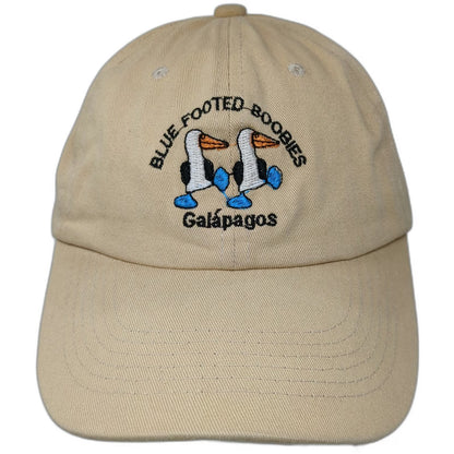Neo Baseball Cap Beige One Size Galapagos Blue Footed Boobies Hat Adjustable