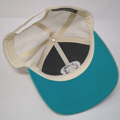 Baytown Bulldogs Trucker Hat Blue Large Adjustable Mesh Back Richardson
