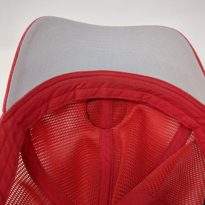 Copper Country Running Company Snapback Trucker Hat Red OS Mesh Back Yupoong