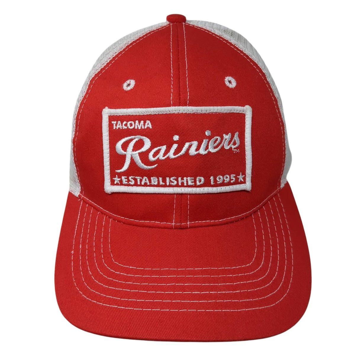 Tacoma Rainiers MiLB Promotional Adventures Hat Red One Size Mesh Strapback