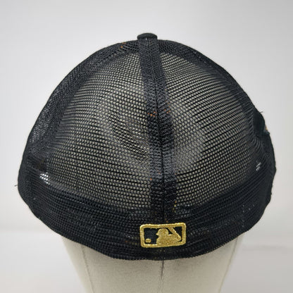 New Era Oakland Athletics MLB Trucker Hat Black Gold 7 7/8 ASG 2022 Mesh Pattern