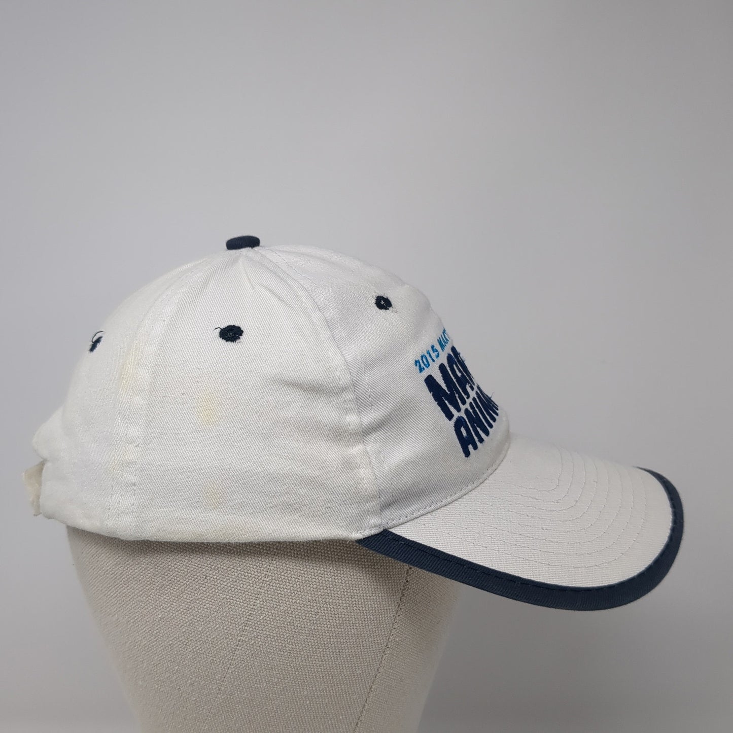 2015 Maryland SPCA March For The Animals Baseball Cap White One Size Hit Wear