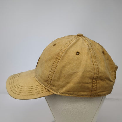 Carhartt Baseball Cap Brown One Size Strapback Duck Canvas Patch Workwear Hat