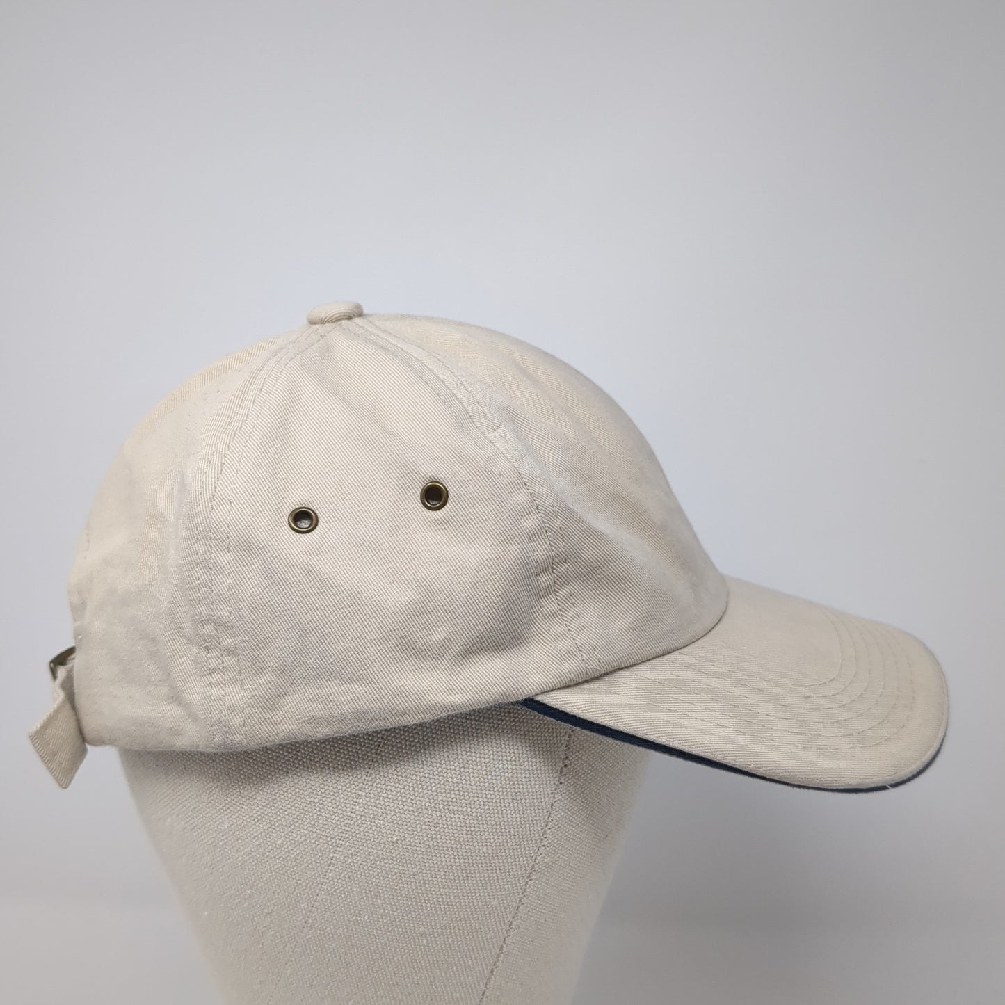 T.C & B Slideback Hat Beige One Size Solid Adjustable Blank Outdoor