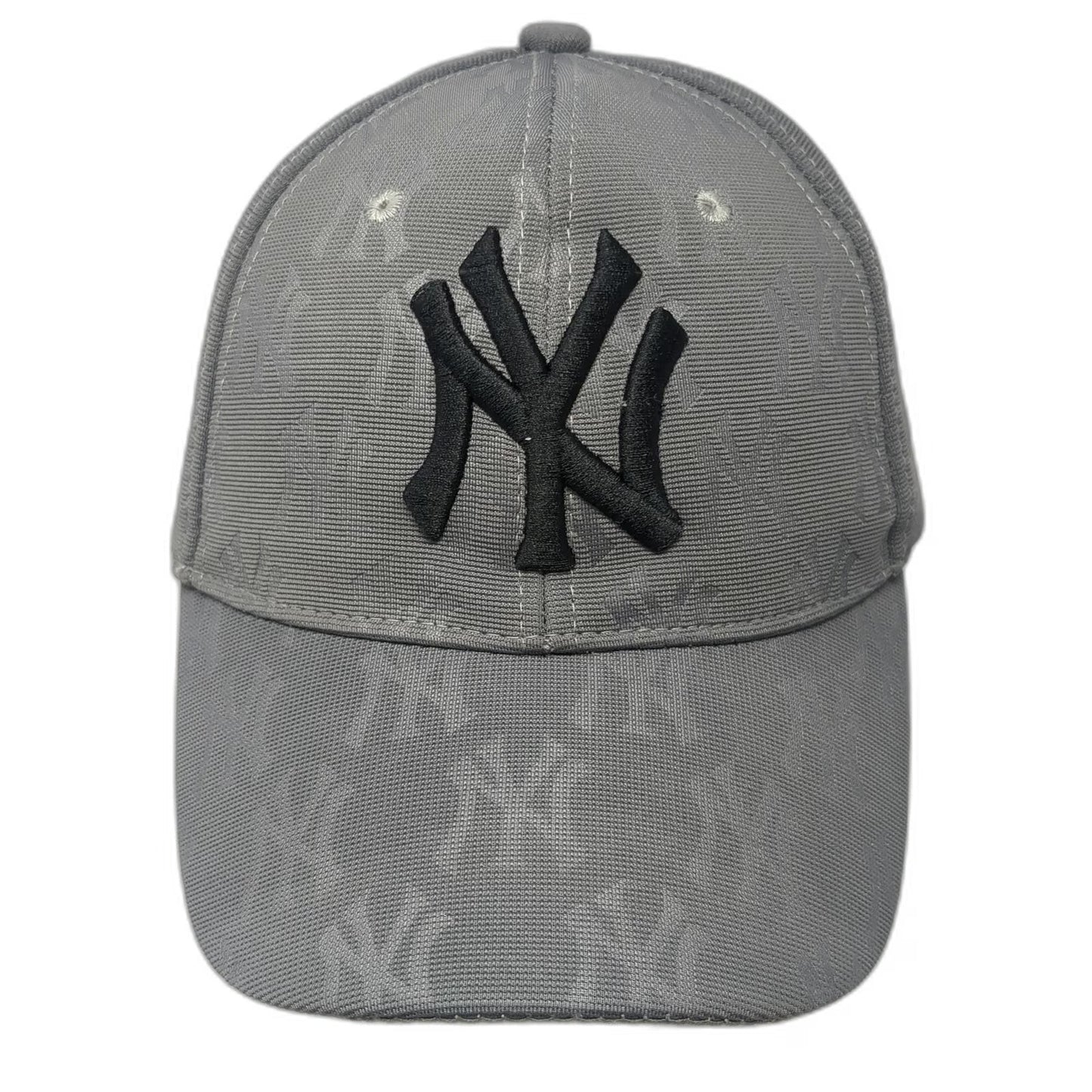 New York Yankees MLB Gray Baseball Cap One Size All Over Print Slideback Hat