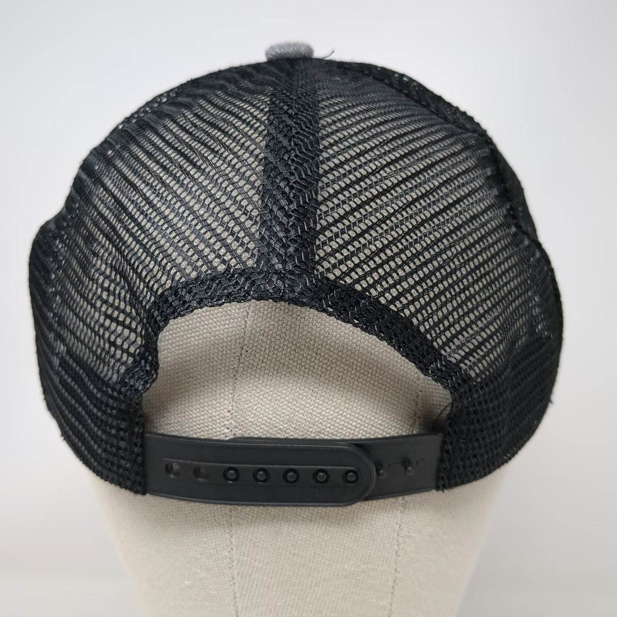 Trucker Hat Gray One Size Sugar Skull Snapback Mesh Back Curved Brim Floral Art