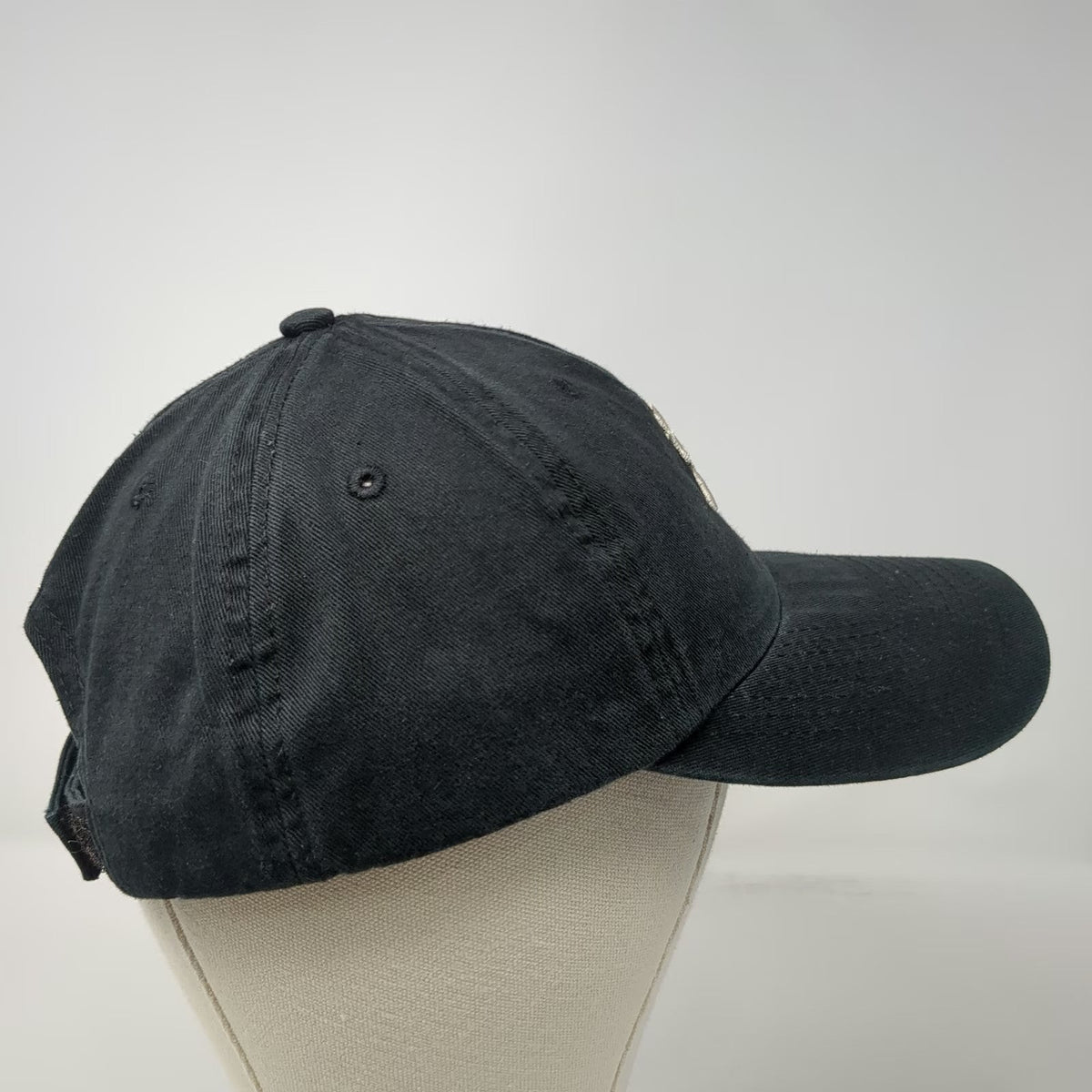 Browning Baseball Cap Black One Size Buckmark Logo Cotton Strapback Hunting Hat
