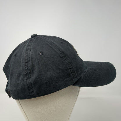 Browning Baseball Cap Black One Size Buckmark Logo Cotton Strapback Hunting Hat