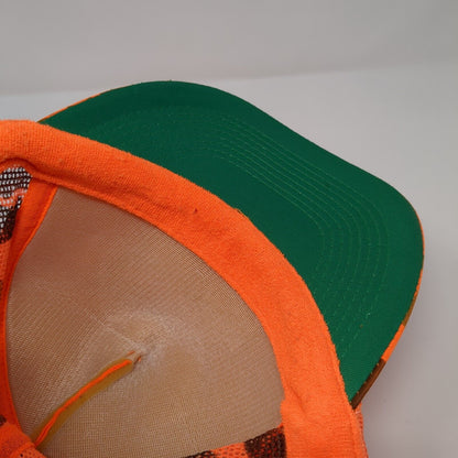 Dakota Hunting Farms Snapback Trucker Hat Camo OSFA Mesh Back Otto