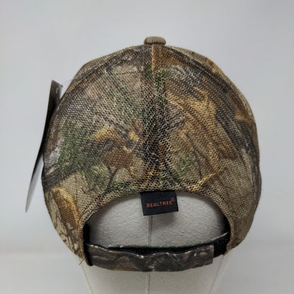 ADM Strapback Hat Camouflage OSFM Adjustable Realtree 6 Panel Outdoor Cap
