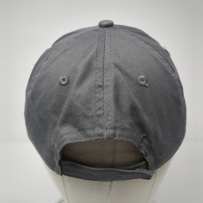 Shadow Dawg Strapback Hat Gray One Size Adjustable Embroidered Port & Company